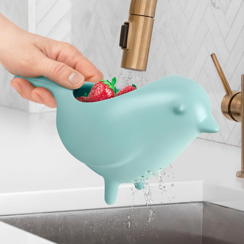 Fred & Friends Blue Bird upright serving view presenting fruit attractively