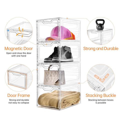 Freebat clear plastic wall detail showing easy content identification
