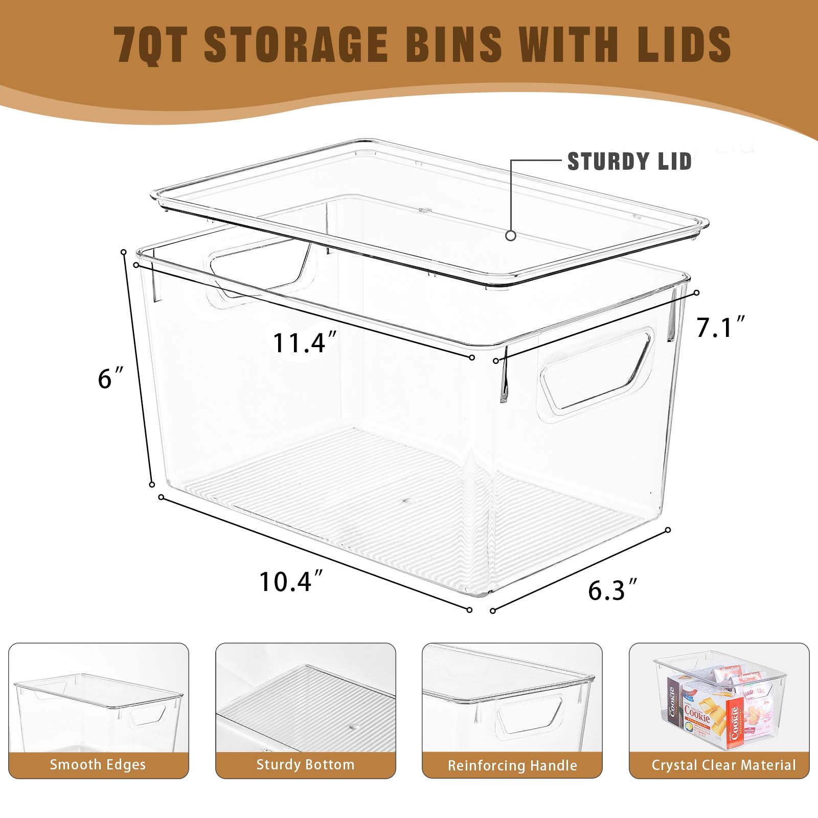 Freebat close-up of lid groove demonstrating secure stacking and stability
