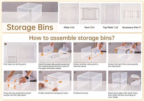 Freebat single bin front view highlighting clear visibility and capacity