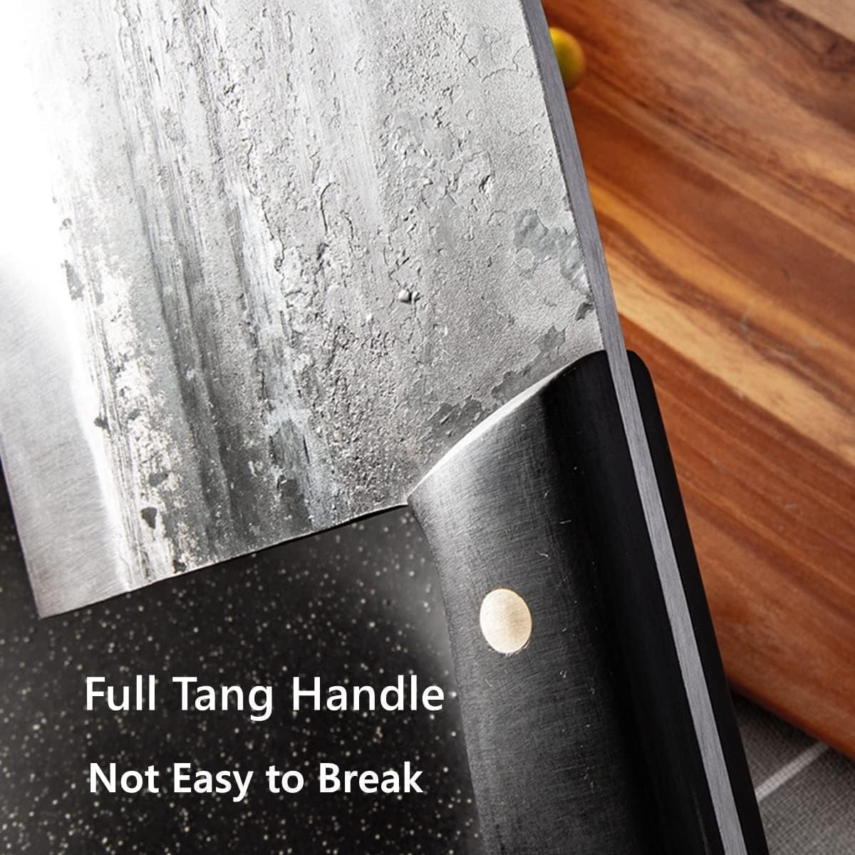 Freelander blade detail showing forged pattern and edge strength