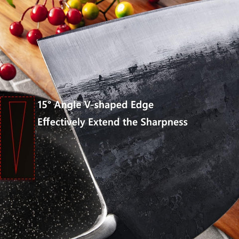 Freelander leather sheath protecting blade during storage and travel