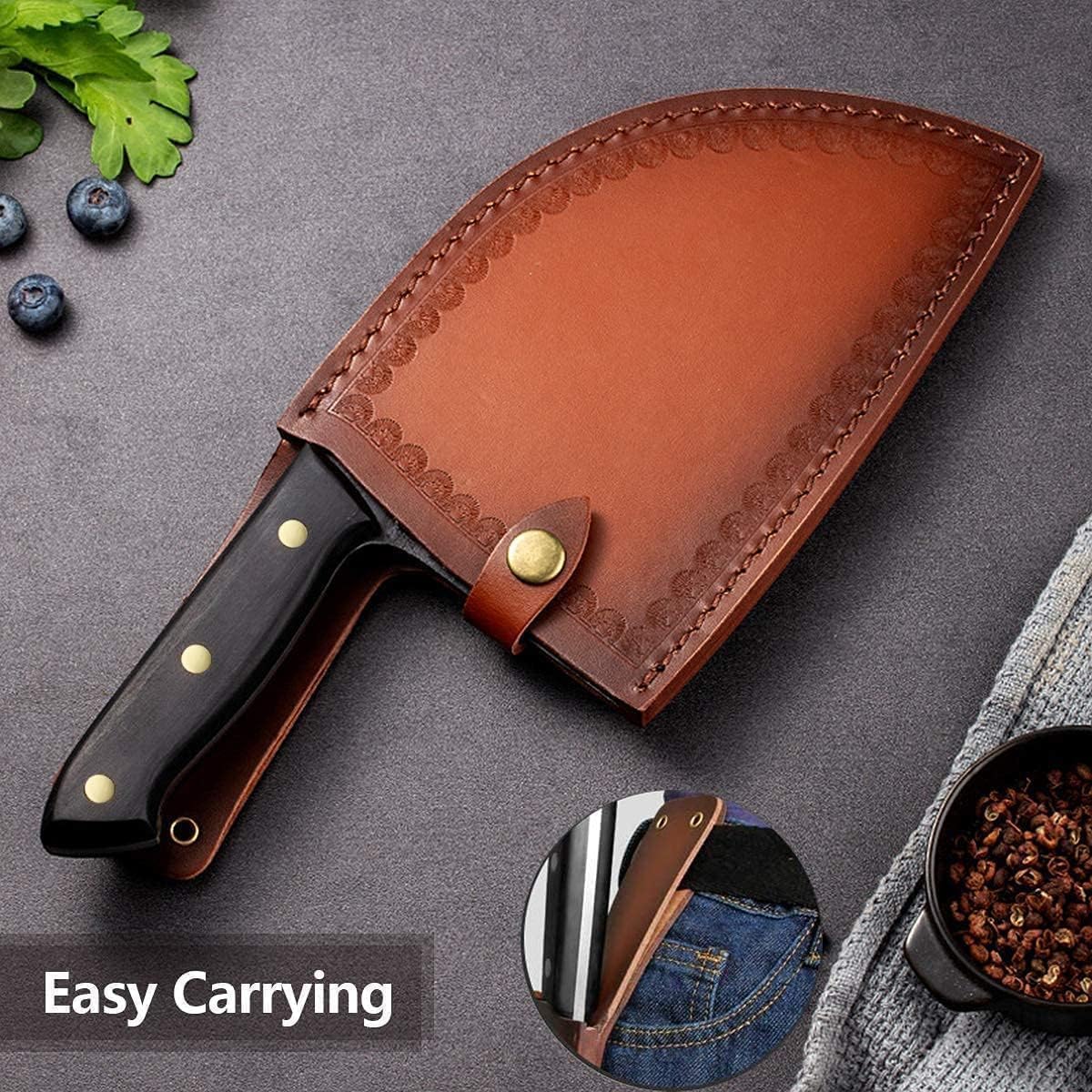 Freelander knife staged in kitchen adding artisan style and function