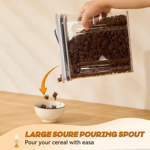 FreshKeeper large square pour spout visible for spill-free, precise dispensing