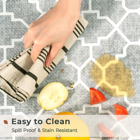 FRESHMINT mat in use at kitchen sink offering standing support