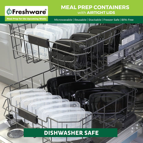 Freshware lid tab detail for easy opening and secure closure benefit