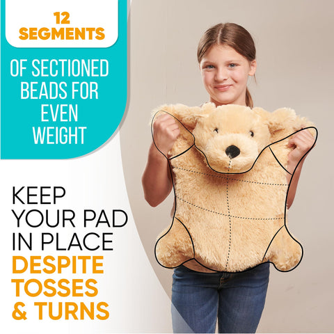 FRIENDLY CUDDLE lifestyle travel shot with lap pad on car seat