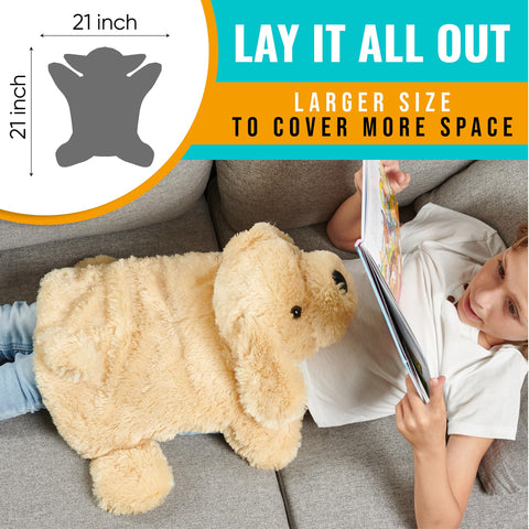 FRIENDLY CUDDLE machine-wash tag demonstrating easy cleaning