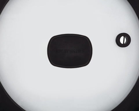 Frigidaire lid inside dishwasher demonstrating easy-clean convenience
