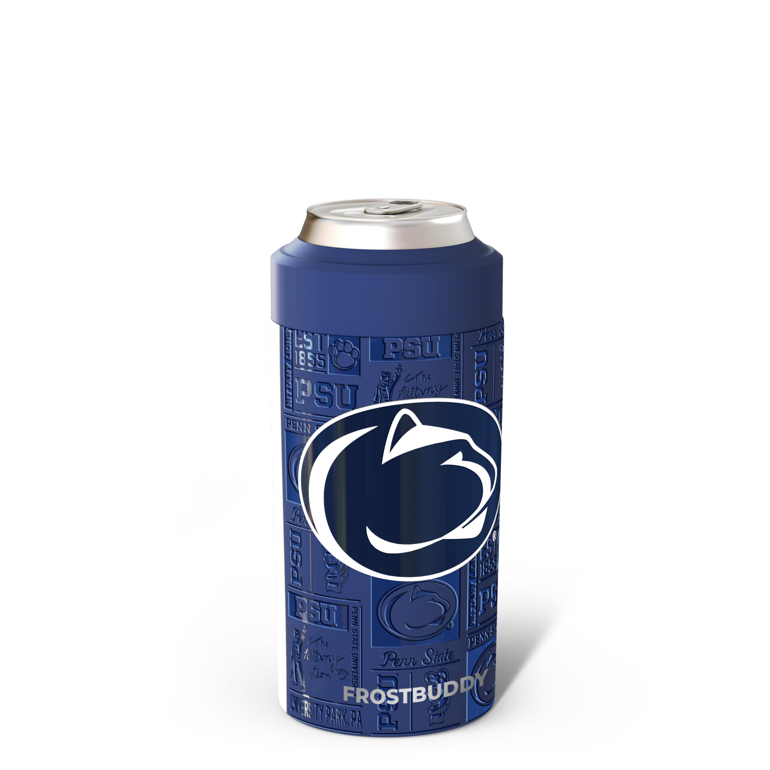Frost Buddy front view with Penn State 3D logo showing team pride and insulation