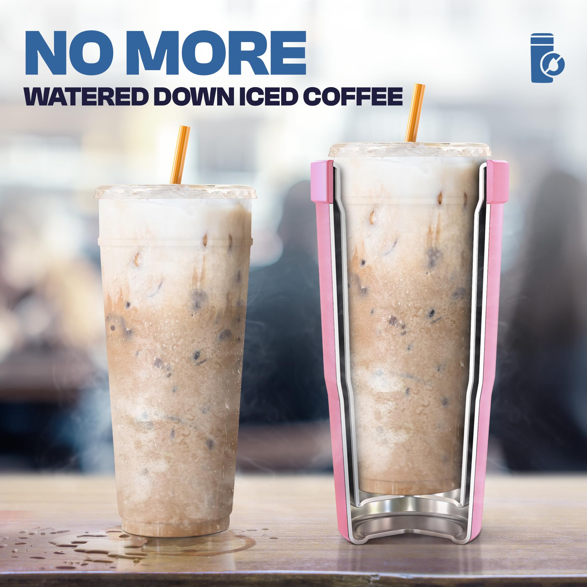 Frost Buddy in a commuter setting illustrating travel-ready convenience