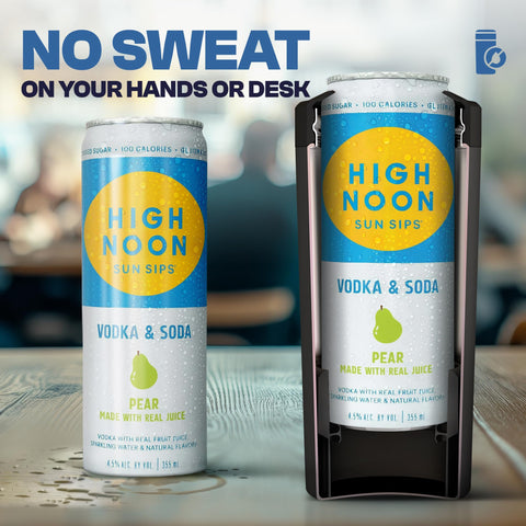 Frost Buddy holding a 24oz tallboy to show large-can compatibility