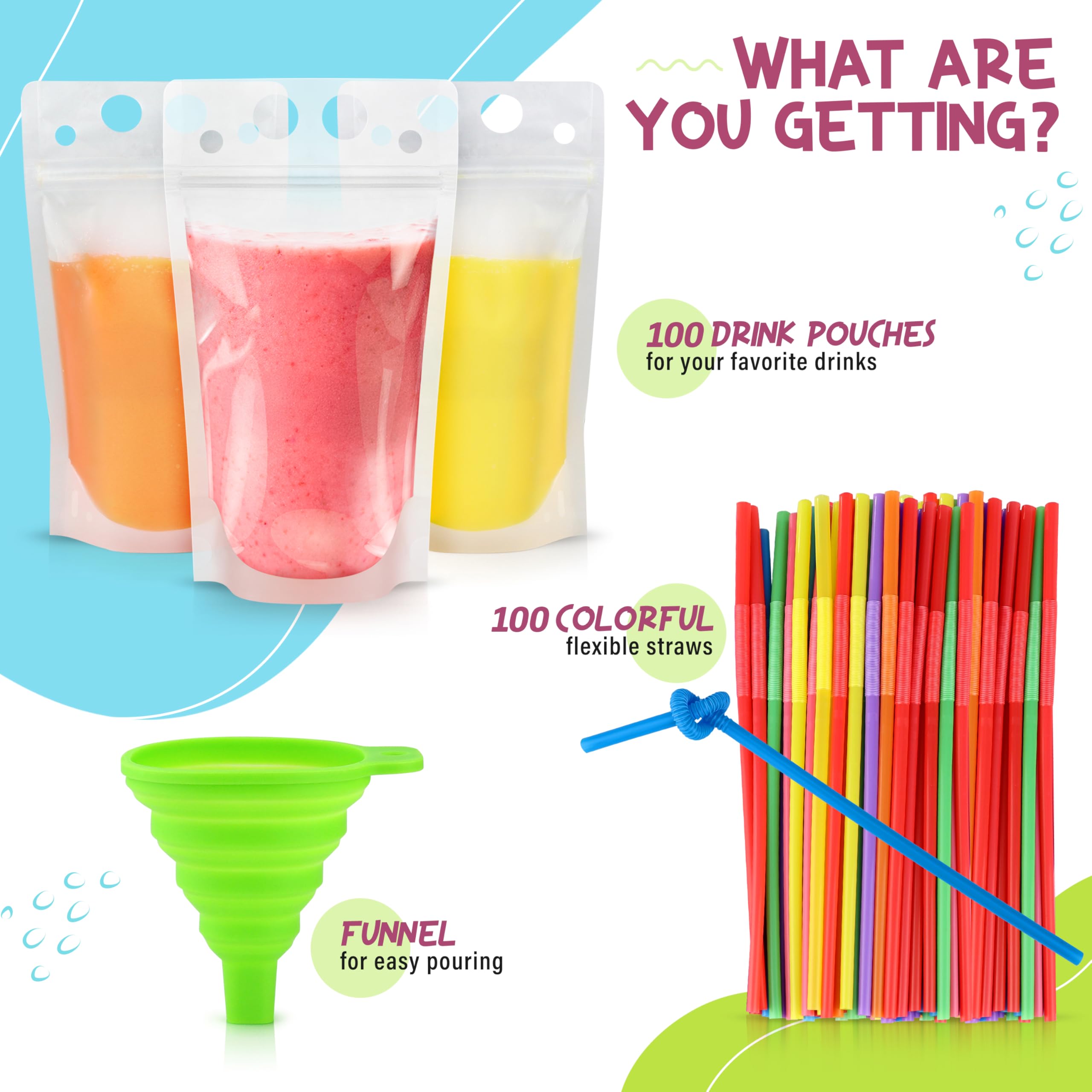 FROZIP pouches in use at a backyard party, portable beverage serving made easy