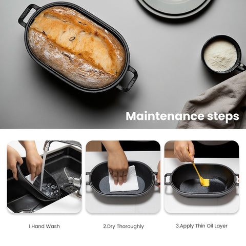 FRRLY lid used as skillet showing versatility for searing and serving