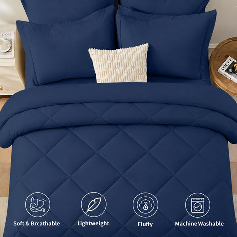 FUANNA close-up of diamond quilted pattern highlighting durable fill stability