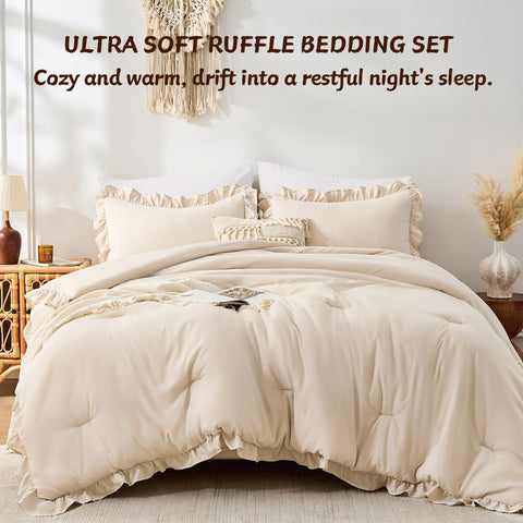 FUANNA envelope-closure pillowshams detail demonstrating secure fit and tidy bedroom look