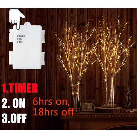 Fudios branches arranged in a vase offering cordless centerpiece convenience