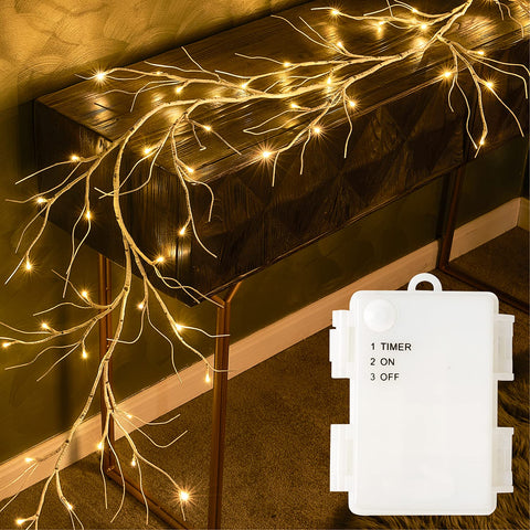 Fudios front packaging and garland displayed for easy identification and styling