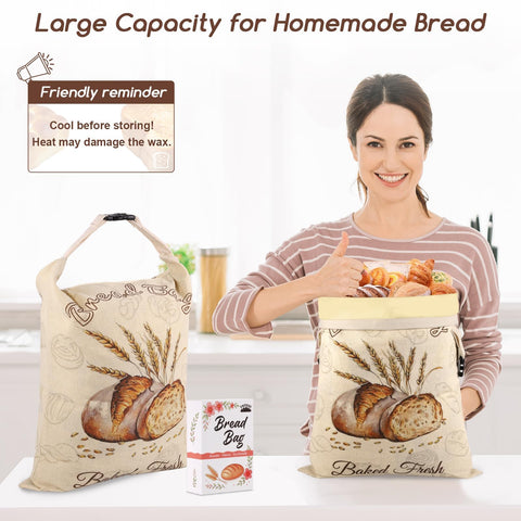 fufeisi bags in gift box displayed open, ideal sustainable present for bakers