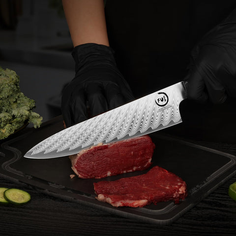 Fukep knife displayed on kitchen counter for stylish usability