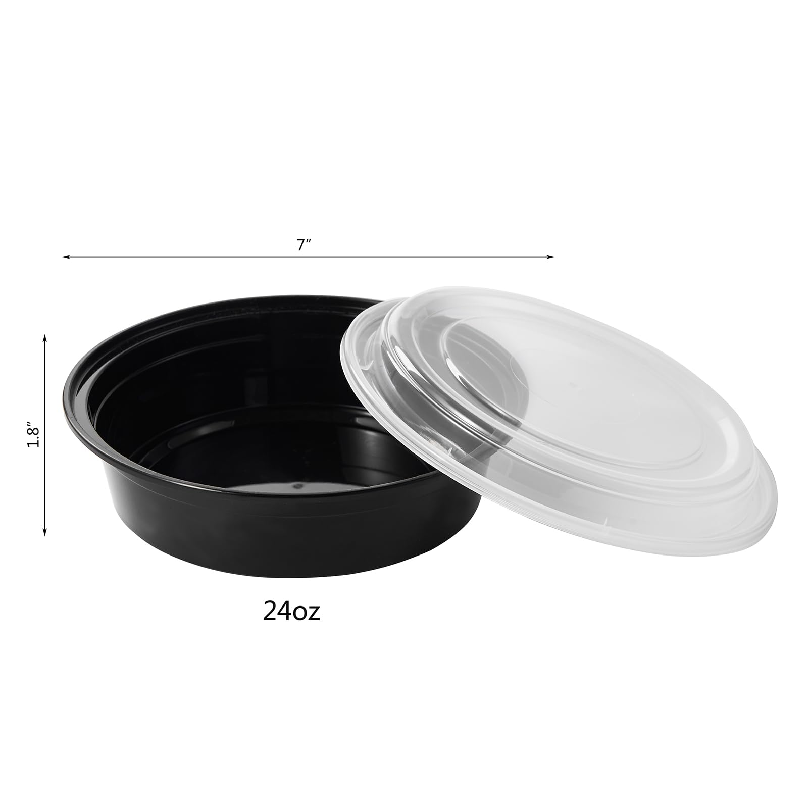 FULING clear lid close-up highlighting airtight seal to prevent spills