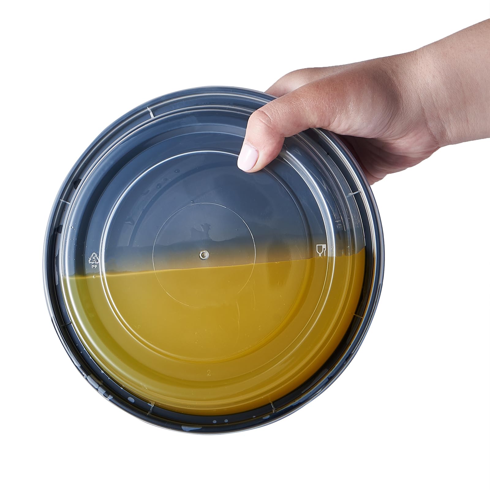 FULING stackable bowls demonstrating space-saving storage benefit
