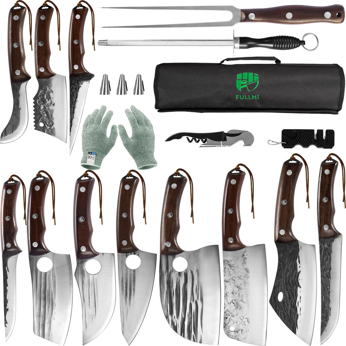 FULLHI front packaging displaying full set and bag for easy identification and transport