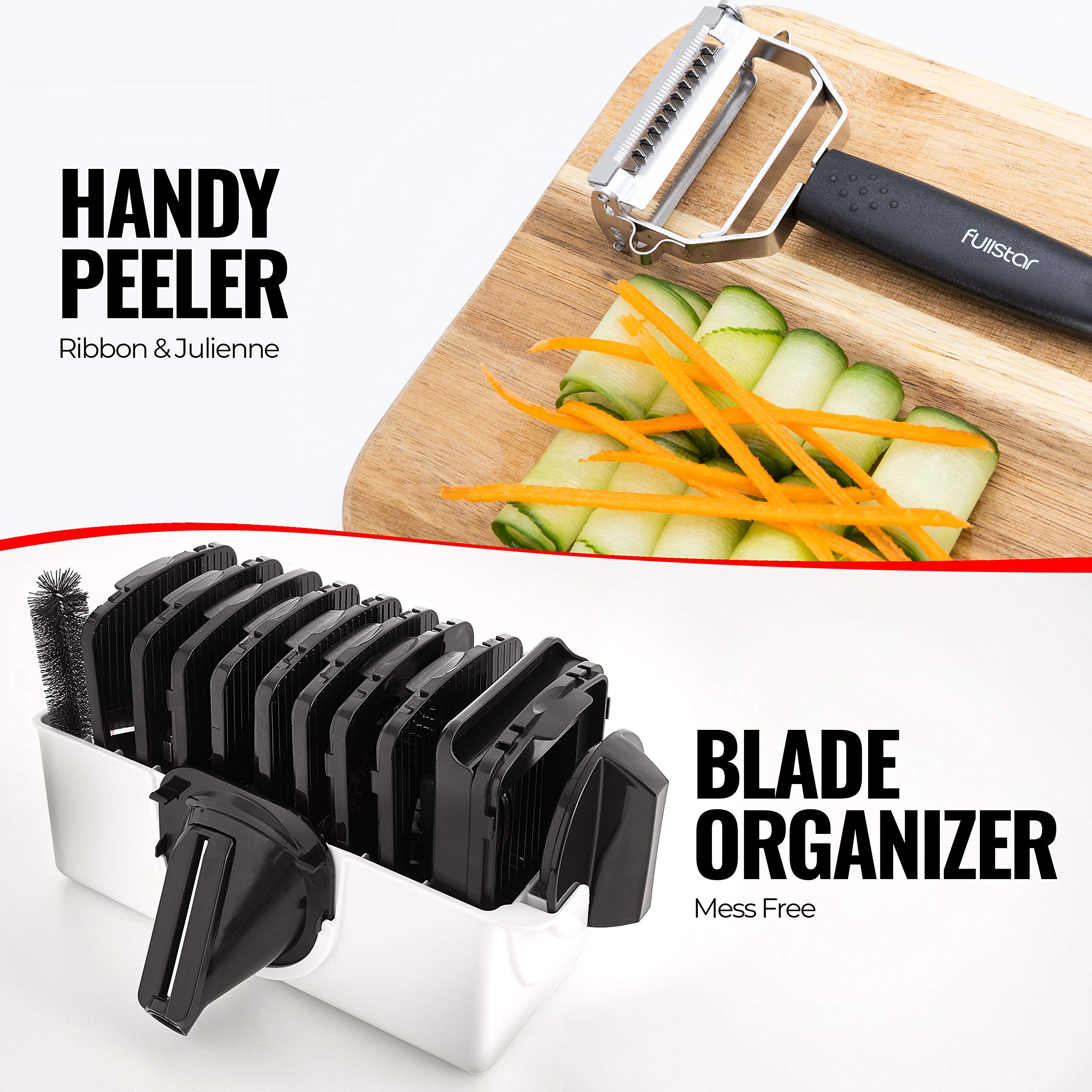 fullstar cleaning tool removing debris from blades for easy maintenance