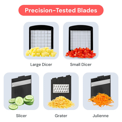fullstar julienne blade closeup showing precise matchstick cuts