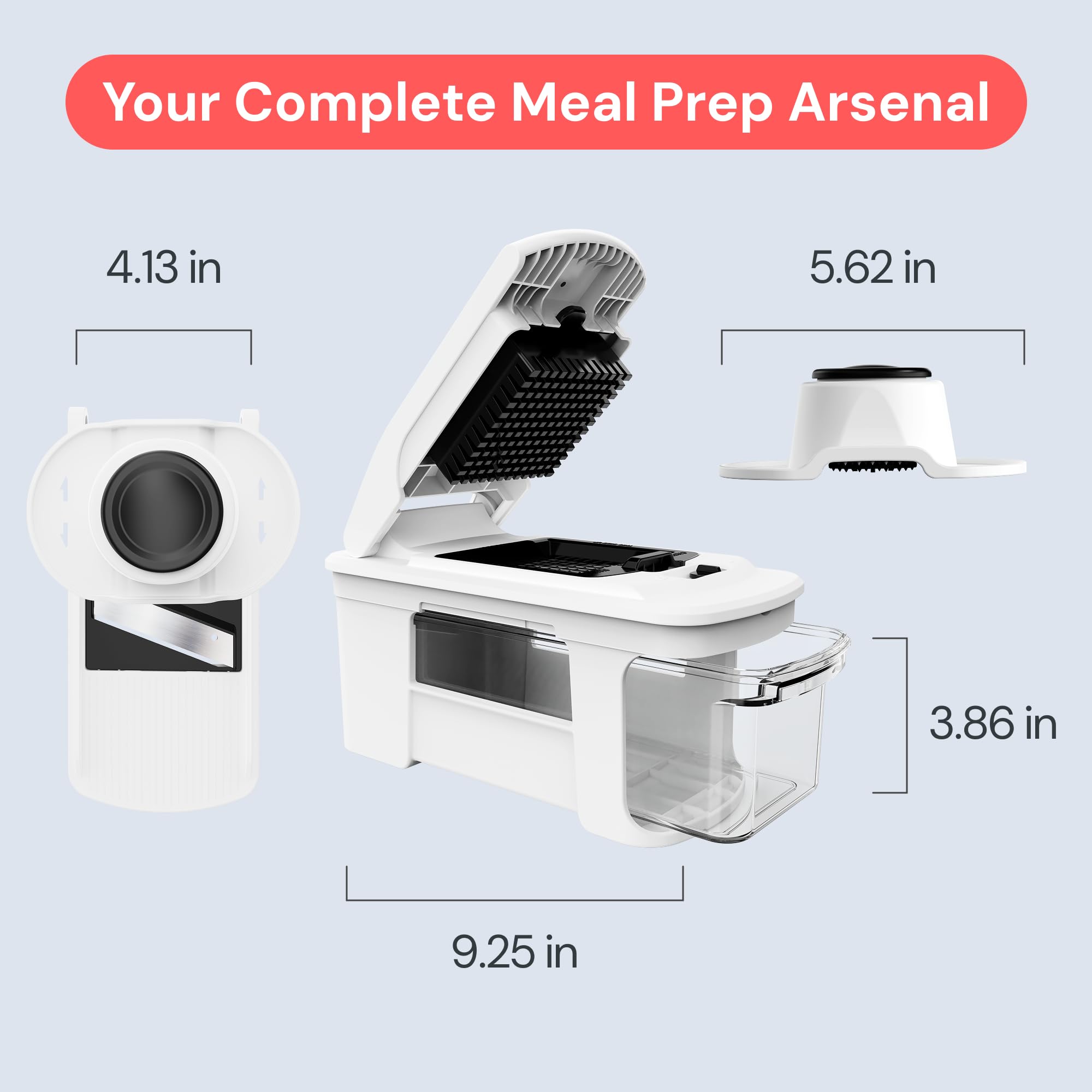 fullstar lifestyle kitchen counter with prepared ingredients for family dinner