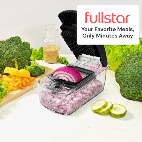 fullstar chopper in a kitchen lifestyle setting promoting easy everyday use