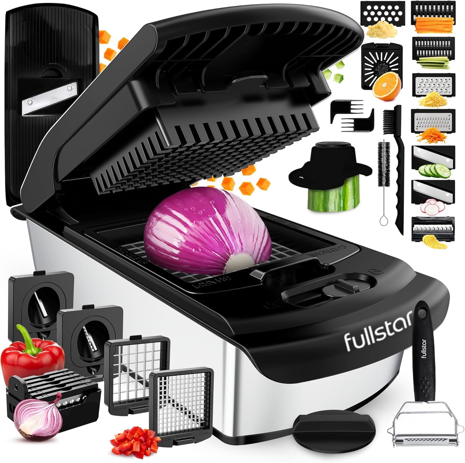 fullstar pro front view showing compact design and 5-cup bowl benefit
