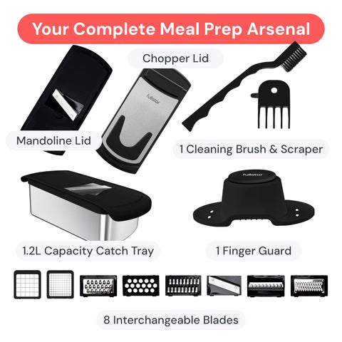 fullstar pro kitchen lifestyle setting showing everyday use and space-saving benefit