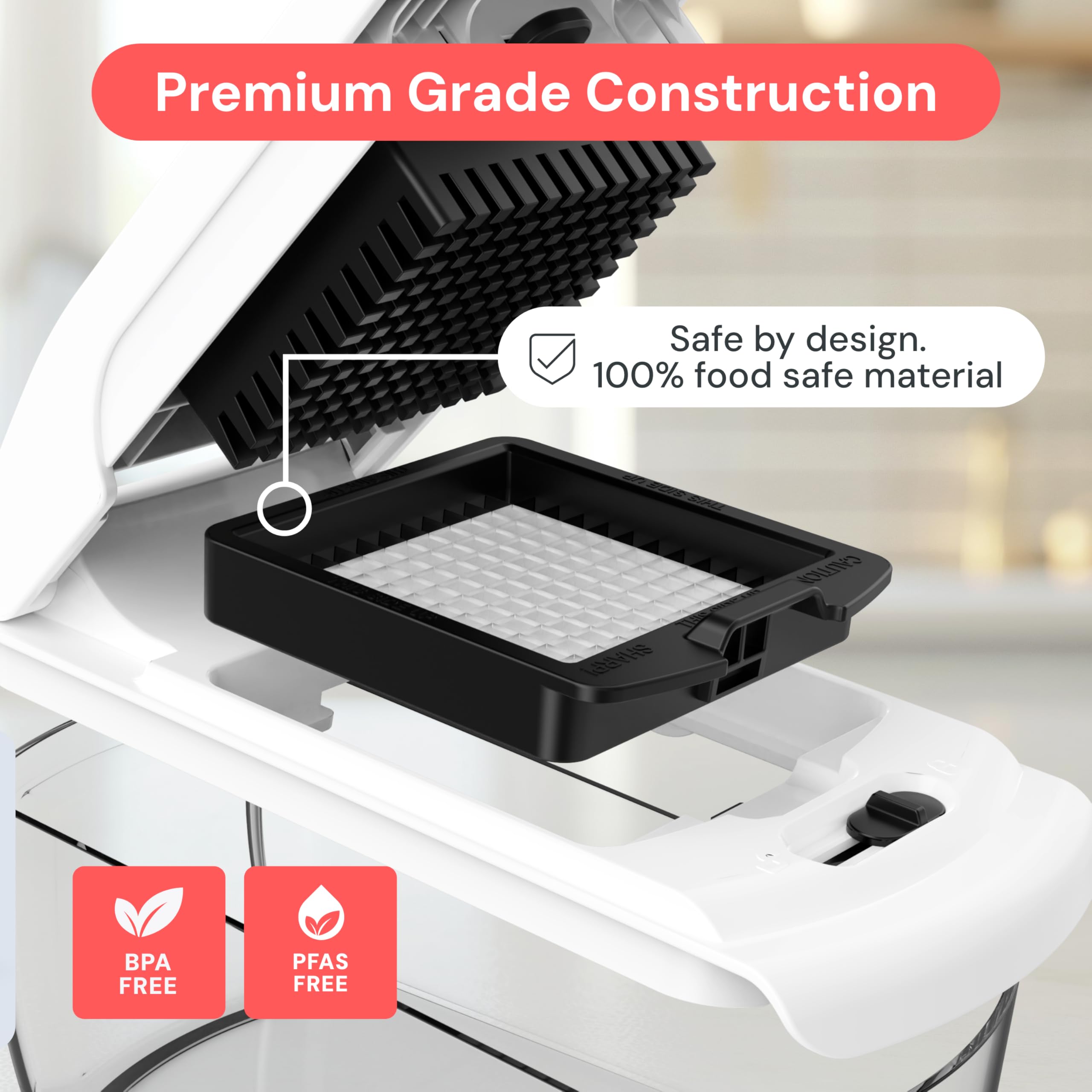 Fullstar Pro soft-grip handle detail for comfortable, controlled chopping