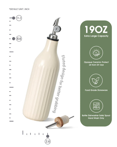 FUN ELEMENTS stainless steel spout close-up for precise drip-free pouring benefit