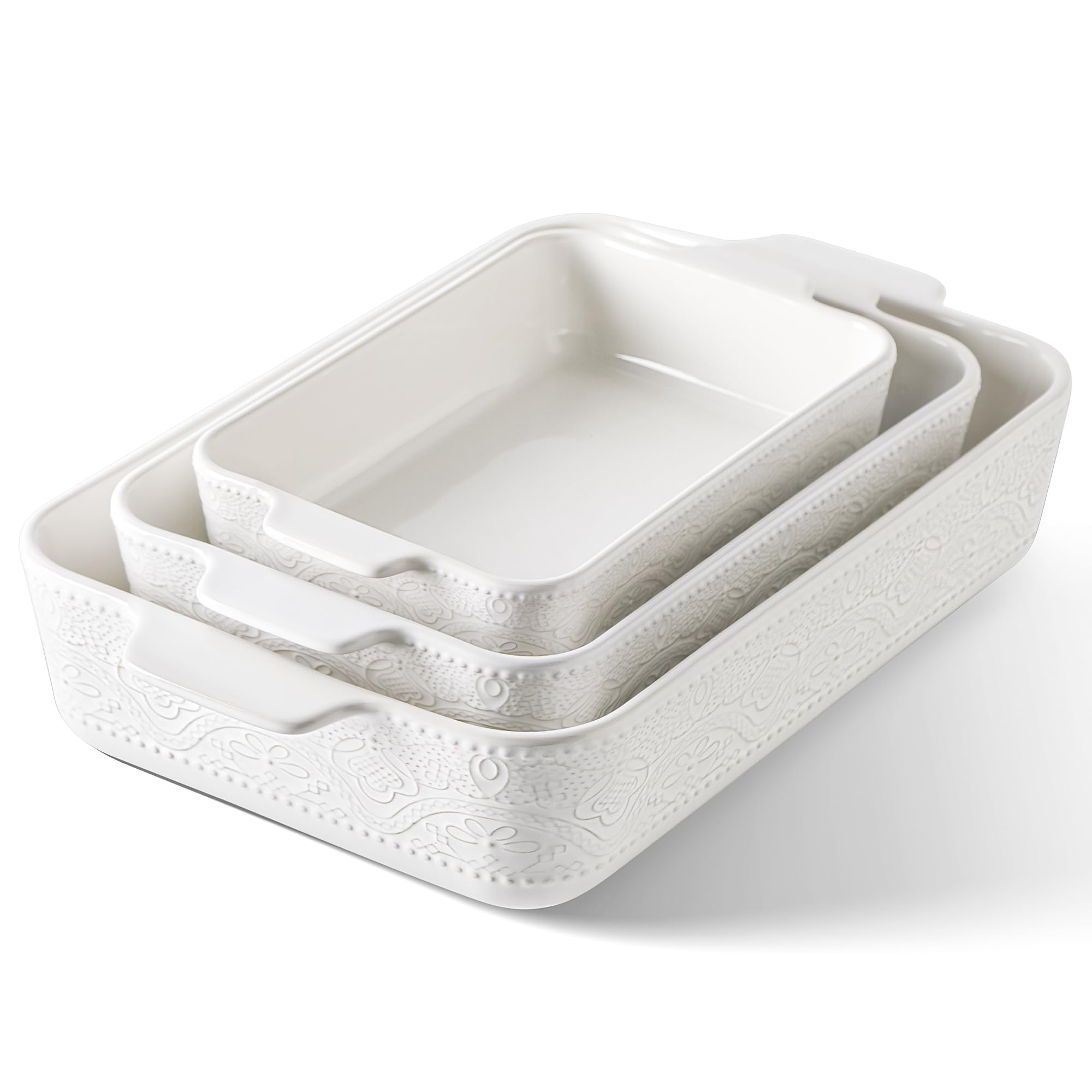 FUN ELEMENTS front packaging showing all three bright white dishes, ideal for gifting