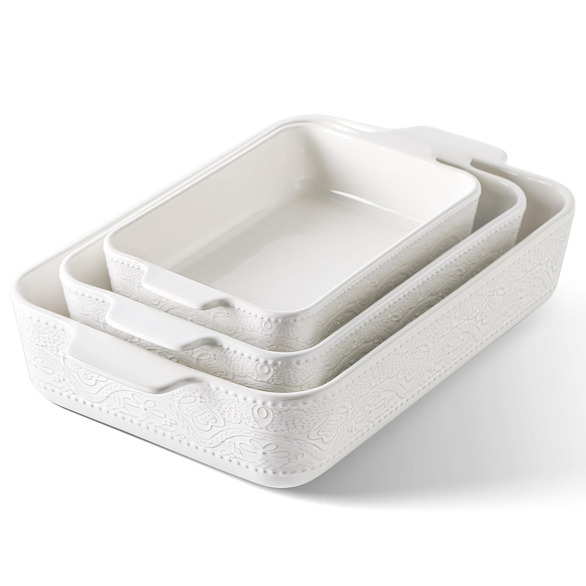 FUN ELEMENTS front packaging showing all three bright white dishes, ideal for gifting