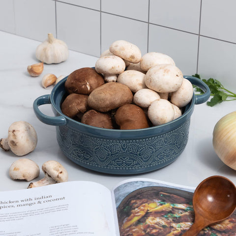 FUN ELEMENTS casserole in oven demonstrating oven-to-table usability benefit