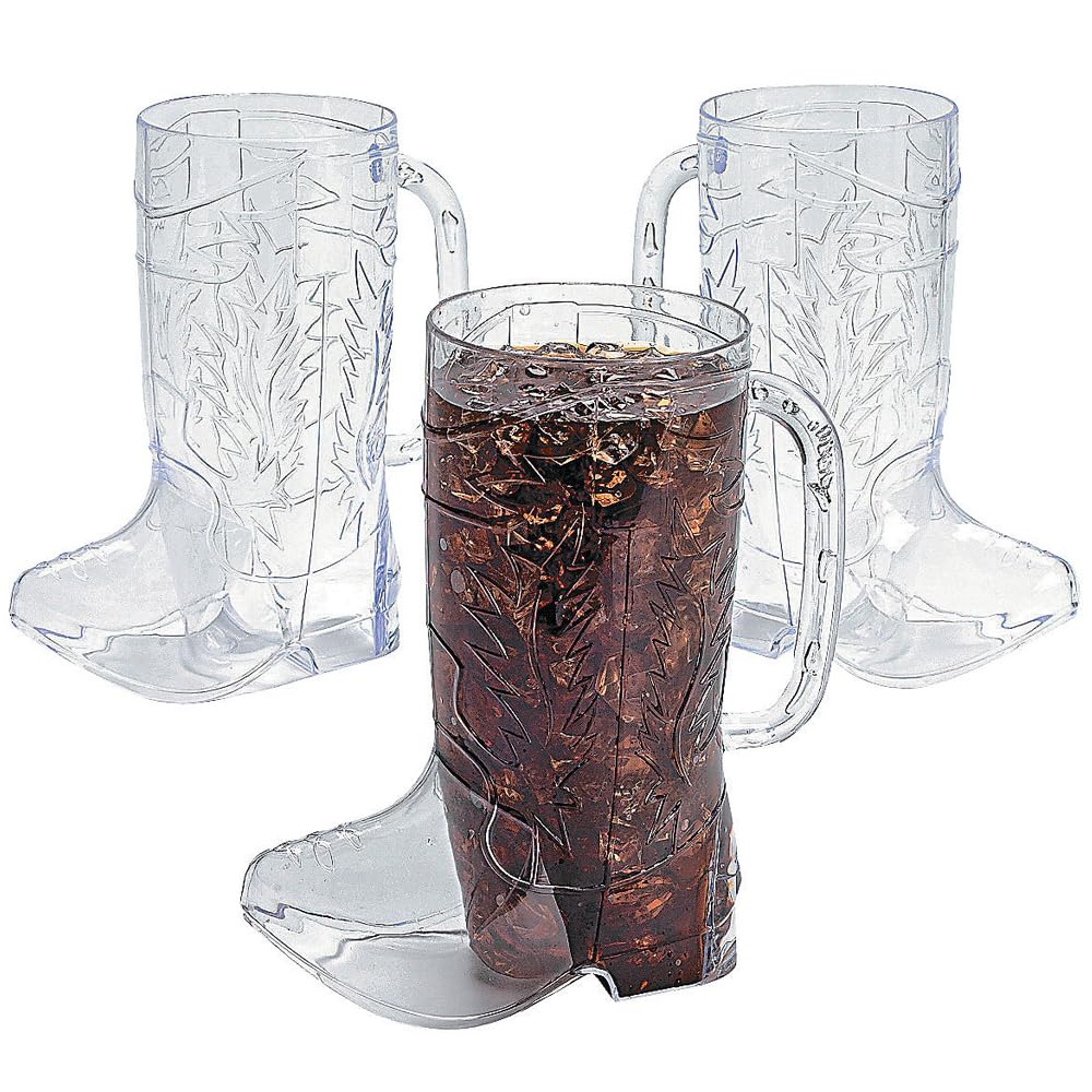 Fun Express boot cup close-up of plastic detail highlighting durability