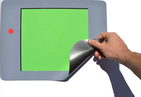 Fun Fridges FridgeBoy scale comparison with hand showing size clarity benefit