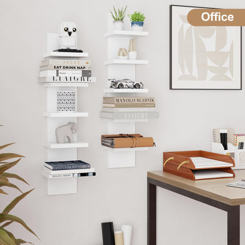 Fun Memories scale comparison with books and decor showing stable weight capacity benefit
