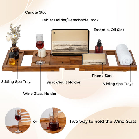 Fun Memories teak wood close-up of grain highlighting natural oil protection benefit