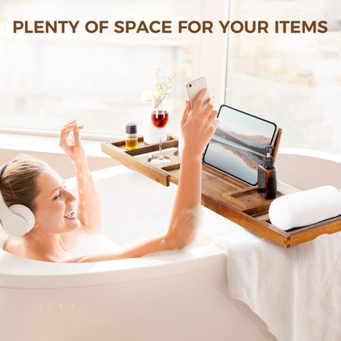 Fun Memories tray folded flat for compact storage to save bathroom space benefit