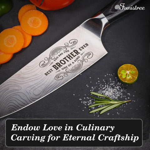 Funistree knife in use slicing vegetables demonstrating effortless, precise cuts