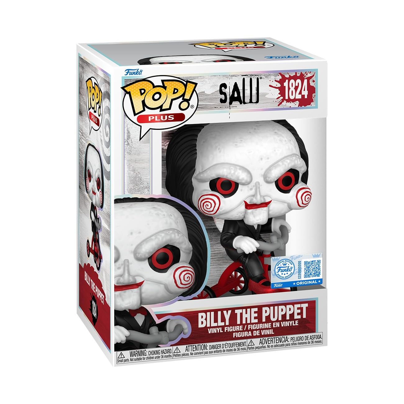 Funko Billy front view showing pose and accurate costume, perfect collectible display