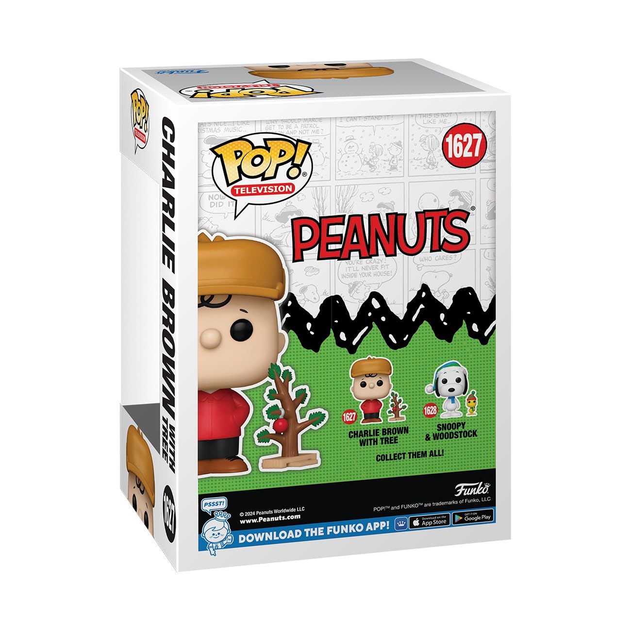 Funko Charlie Brown side profile showcasing iconic expression