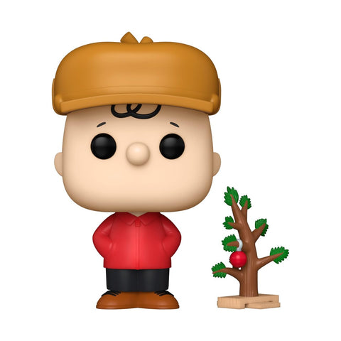 Funko Charlie Brown tree close-up highlighting cheerful detail