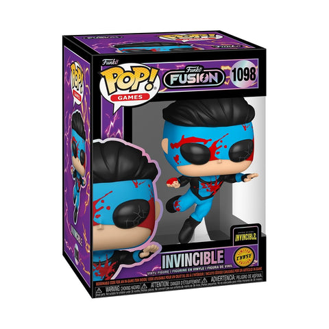 Funko Invincible close-up of paintwork and detailing, showing sharp colors and texture