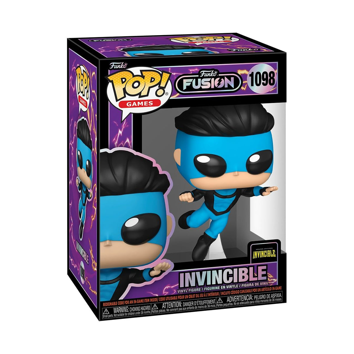 Funko Invincible front packaging shows clear window and character branding for display