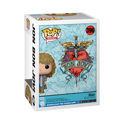 Funko Jon Bon Jovi closeup face capturing recognizable features for display